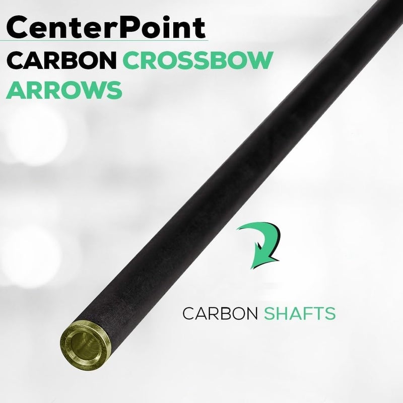 CentroPoint Archery AXCCA203PK Premium .003-Carbon Crossbow Arrows With Lighted Half-Moon Nocks - Image 2